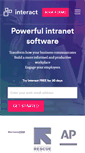 Mobile Screenshot of interact-intranet.com